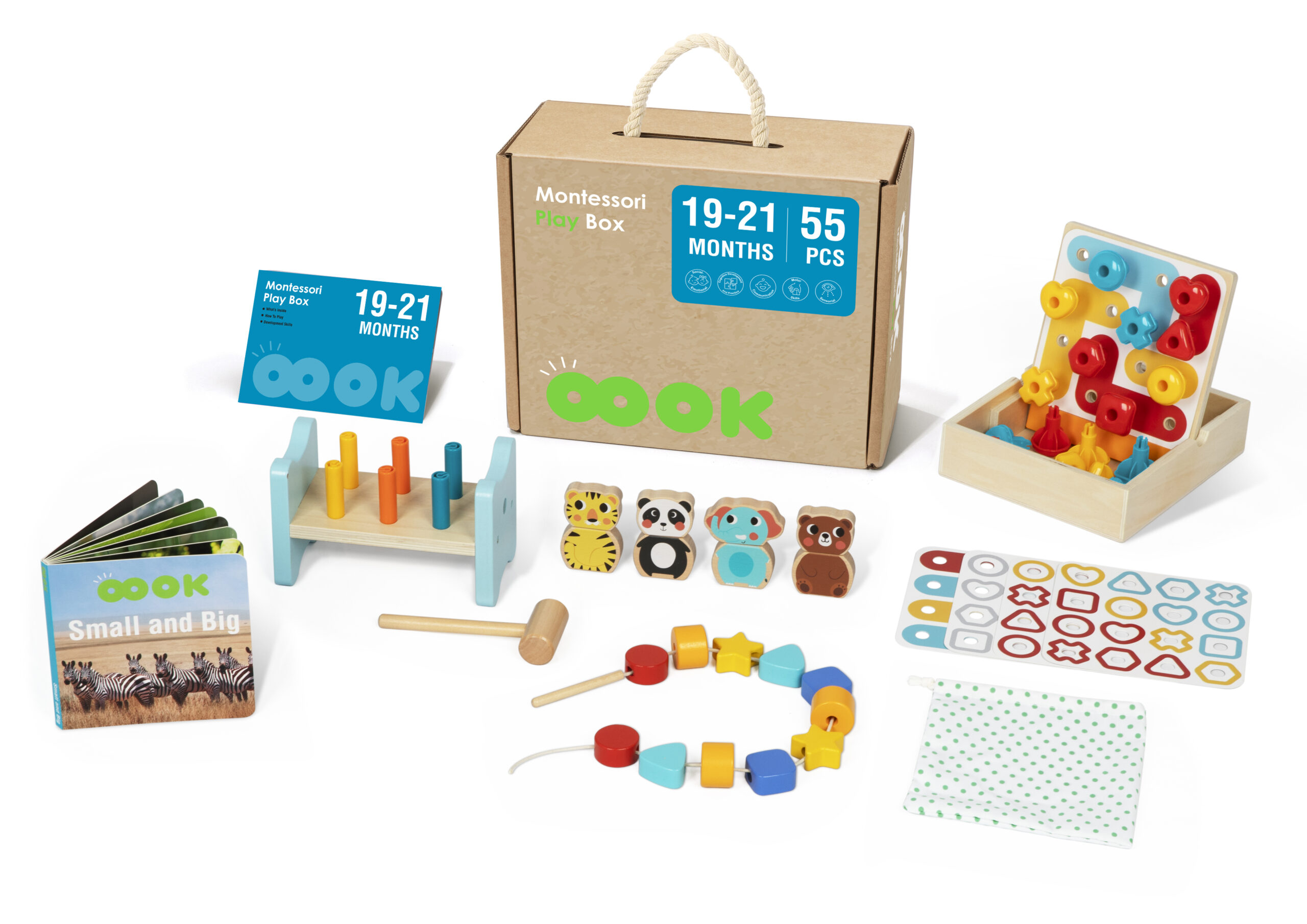 Quadro De Ocupação De Madeira / Fechos E Fivelas - Kiká Toys